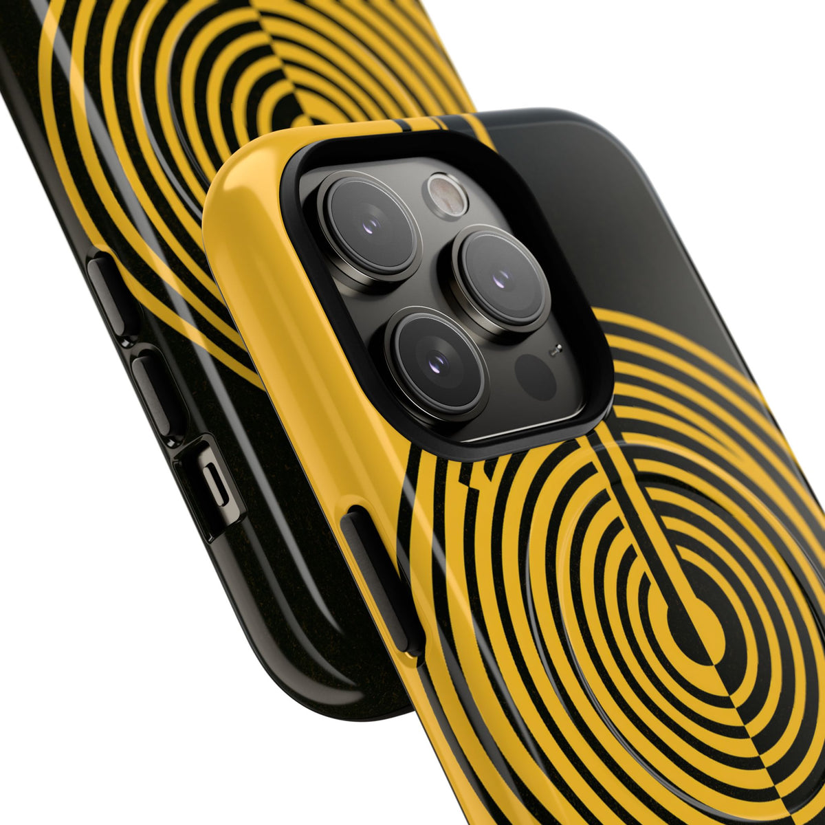 Yellow Tough 2.0 Magsafe Phone Case for iPhone - Voltage Sector Pulse