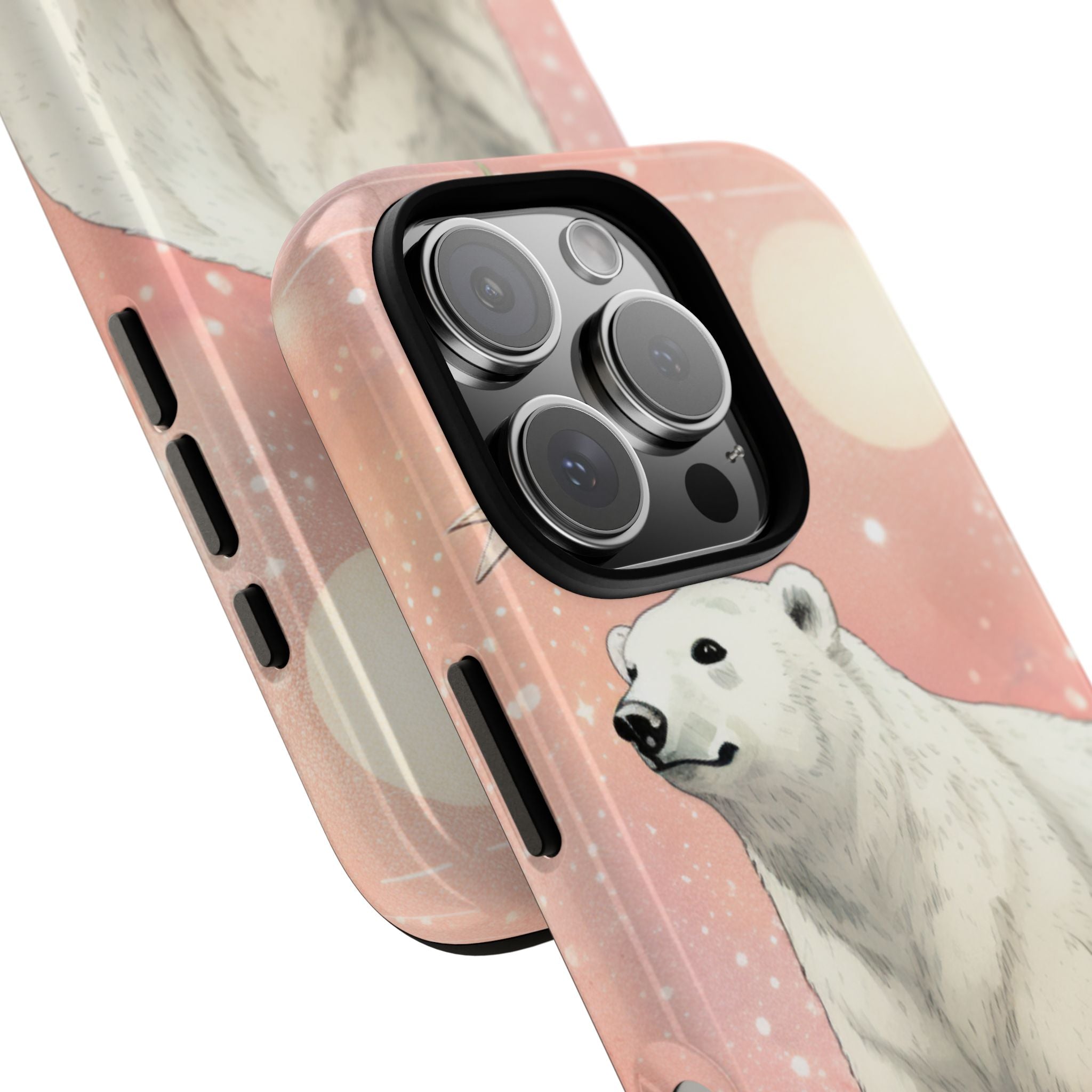 Polar Bear Radiance iPhone 16 Pro Case - Tough