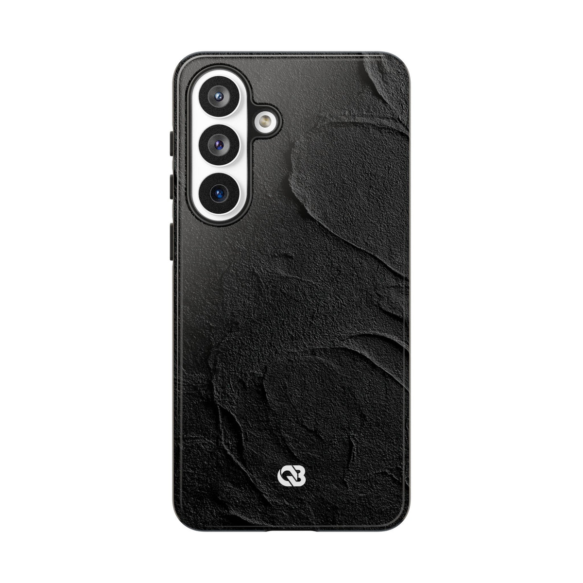 Obsidian Stucco Relief · Tough Phone Case for Samsung · Black