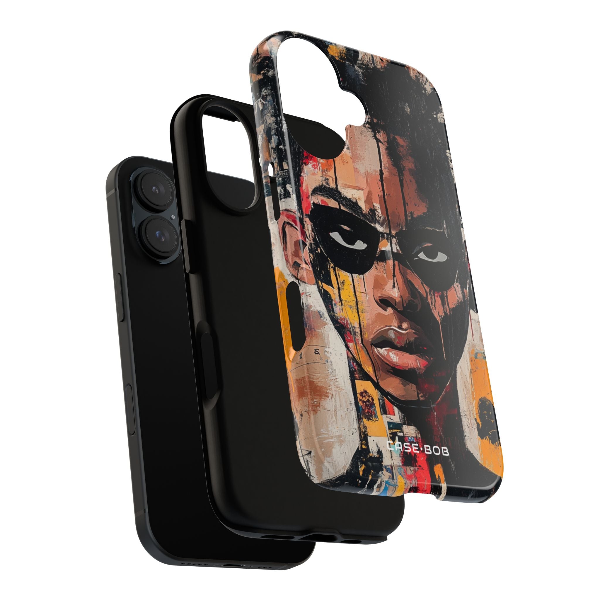 Masked Portrait Drips iPhone 16 Case - Tough