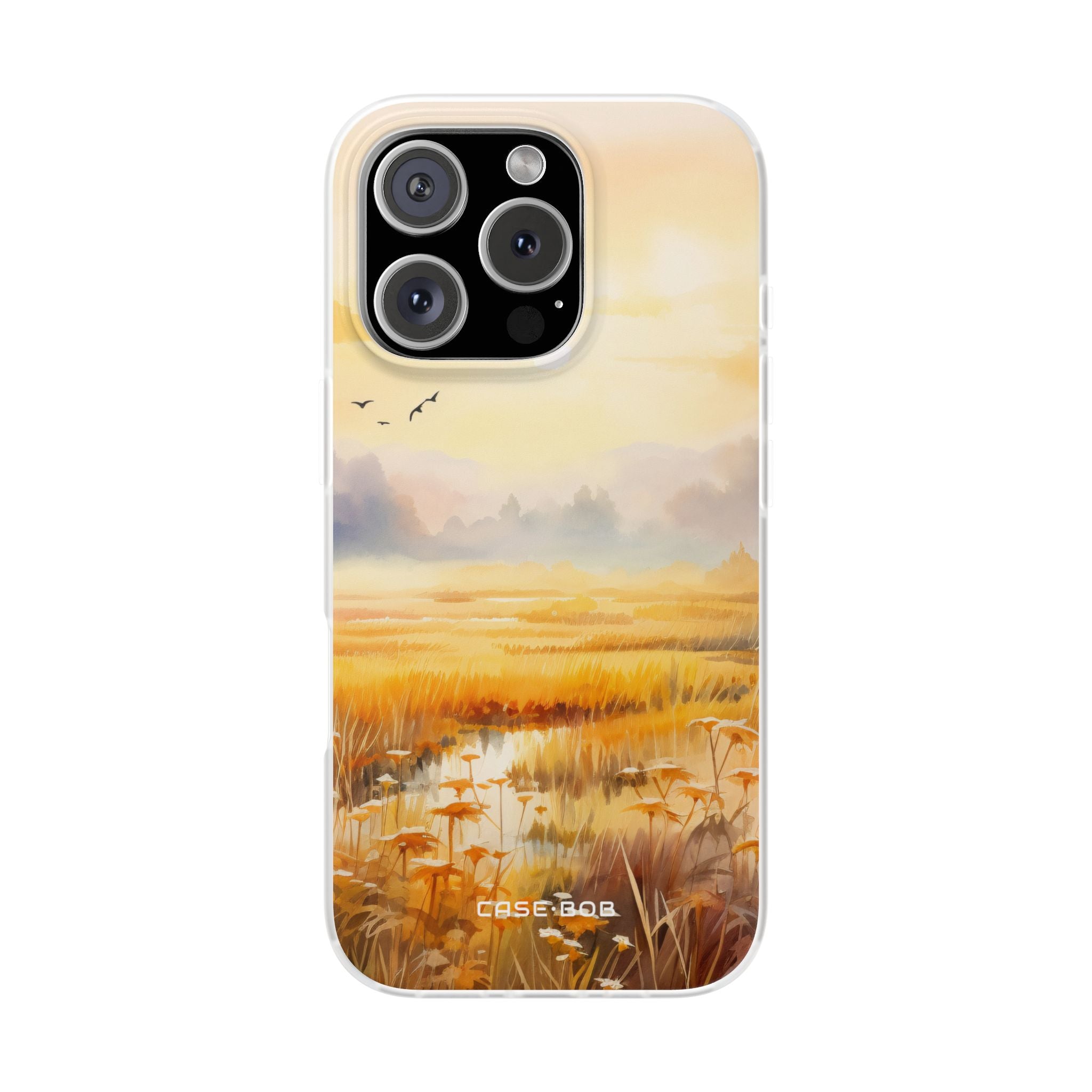 Leuchtender Sonnenaufgang iPhone 16 Pro Case - Soft
