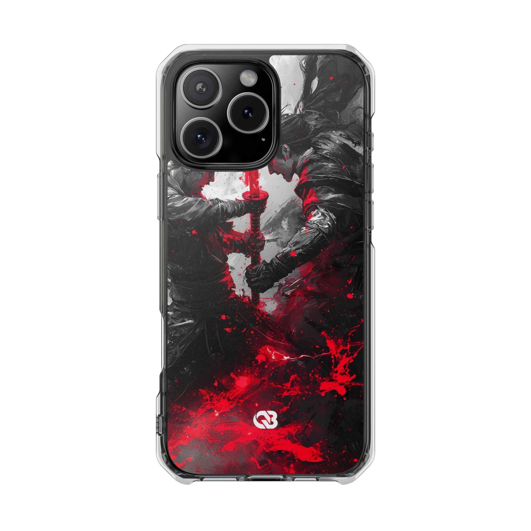 Shattered Crimson Duel · Impact Hoesje voor iPhone · Magsafe