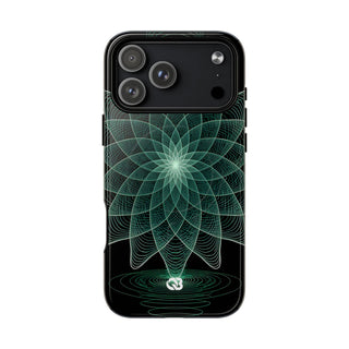 Verdant Harmonic Bloom · Tough 2.0 Magnetic Phone Case for iPhone · Black