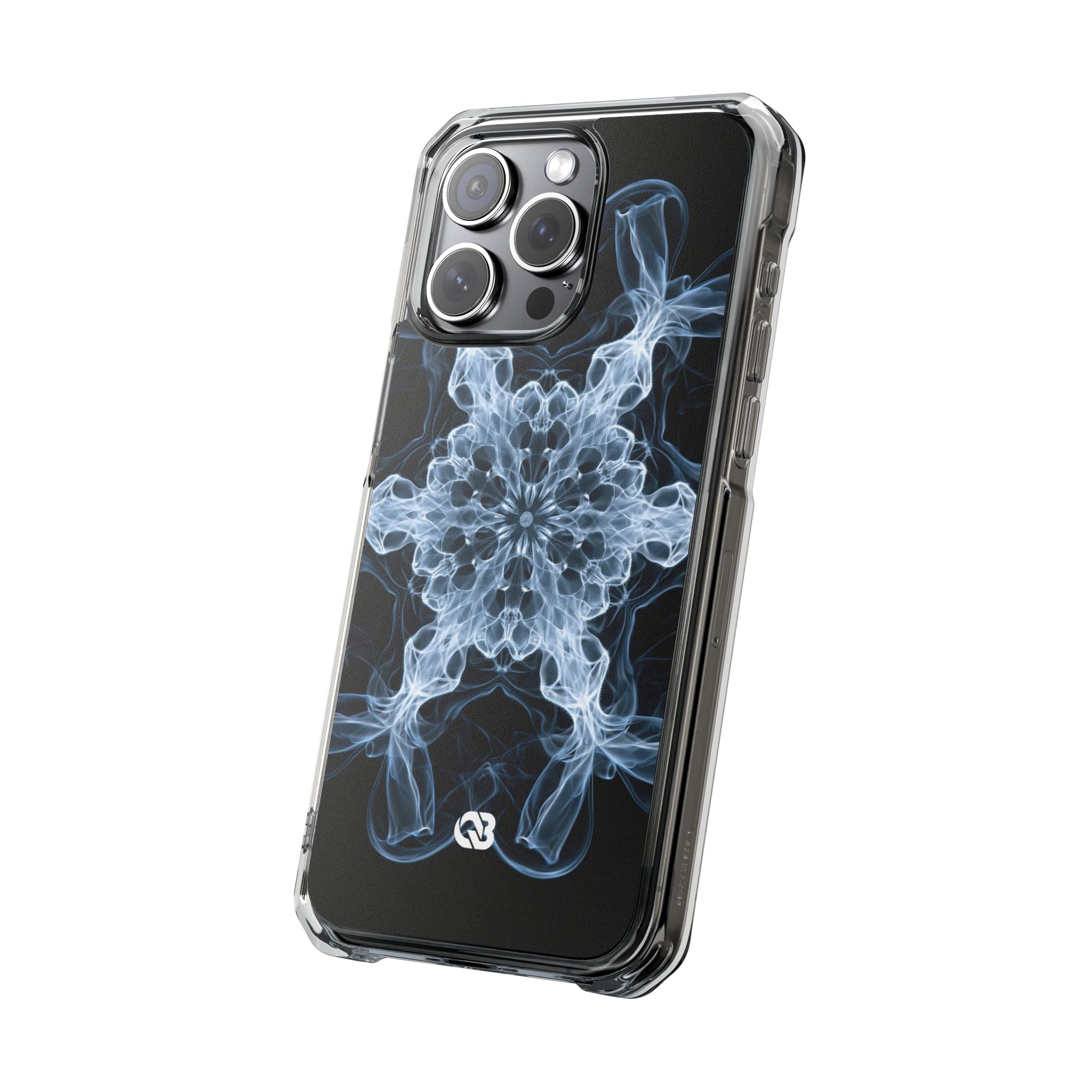 Blue Impact MagSafe Phone Case for iPhone - Glacial Smoke Crown