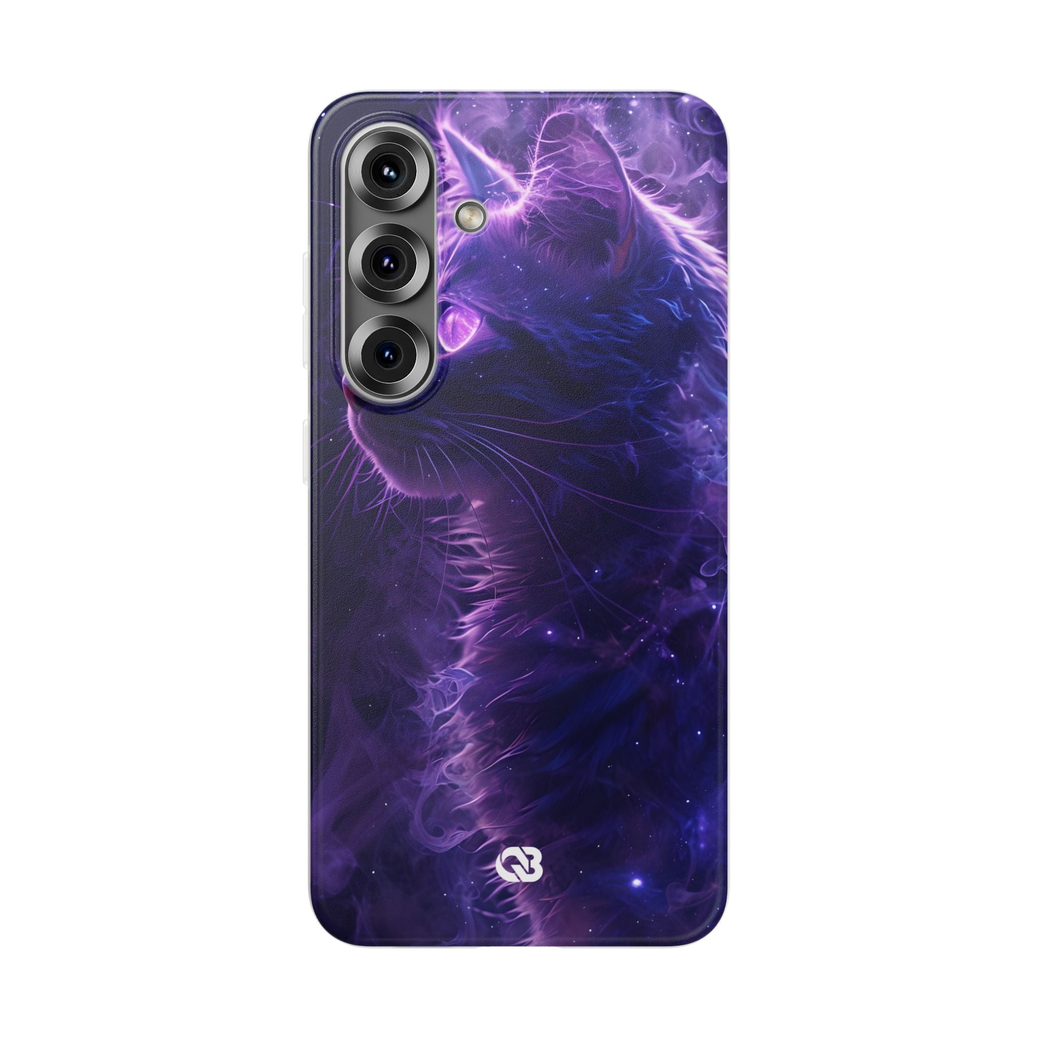 Purple Void Feline · Soft Custodia per Samsung