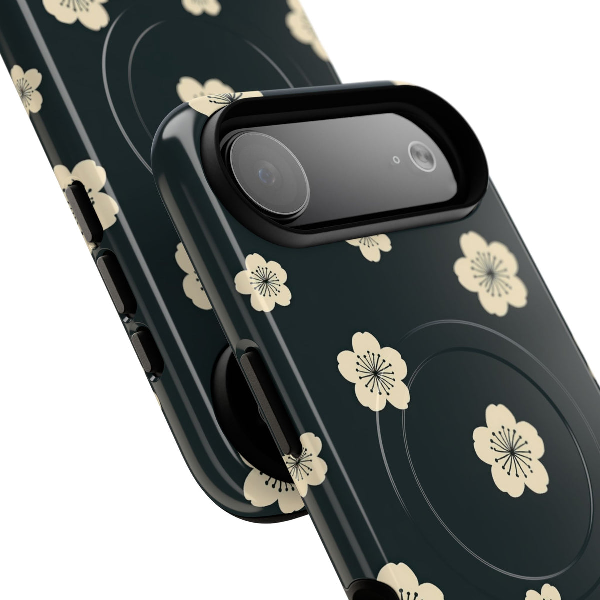Midnight Sakura Bloom · Tough 2.0 Magnetic Phone Case for iPhone · Black
