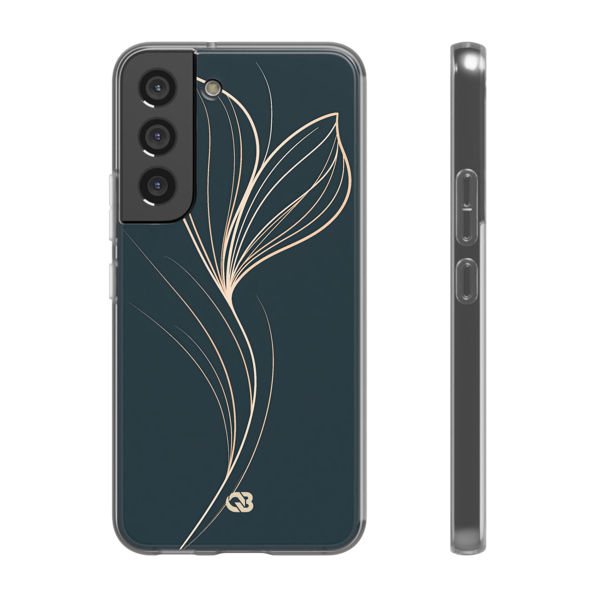 Teal Lite Phone Case for Samsung - Sandstone Silk Flora