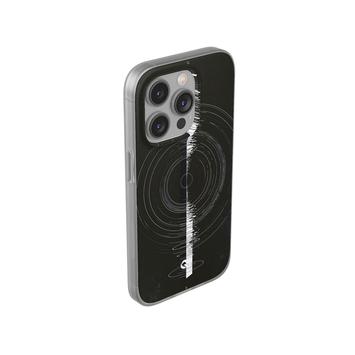 Black Lite Phone Case for iPhone - Obsidian Orbital Signal