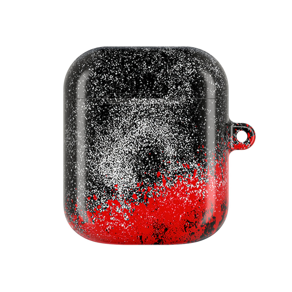 Crimson Noir Drip · Hard Case for AirPods & AirPods Pro · Black