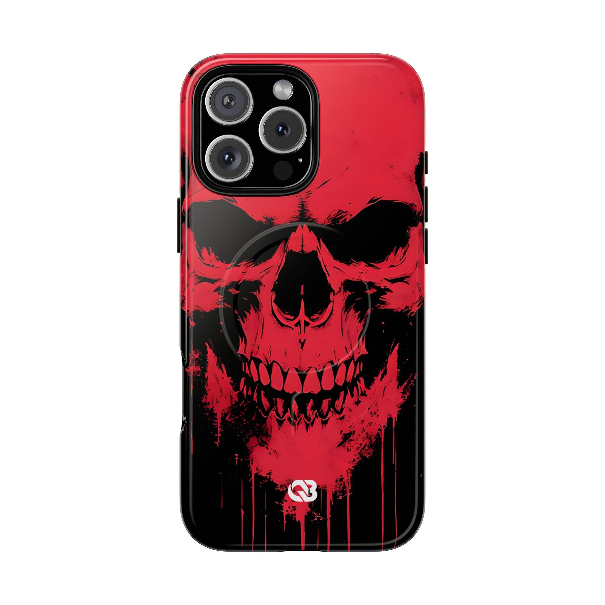 Crimson Street Skull · Tough+ Magsafe