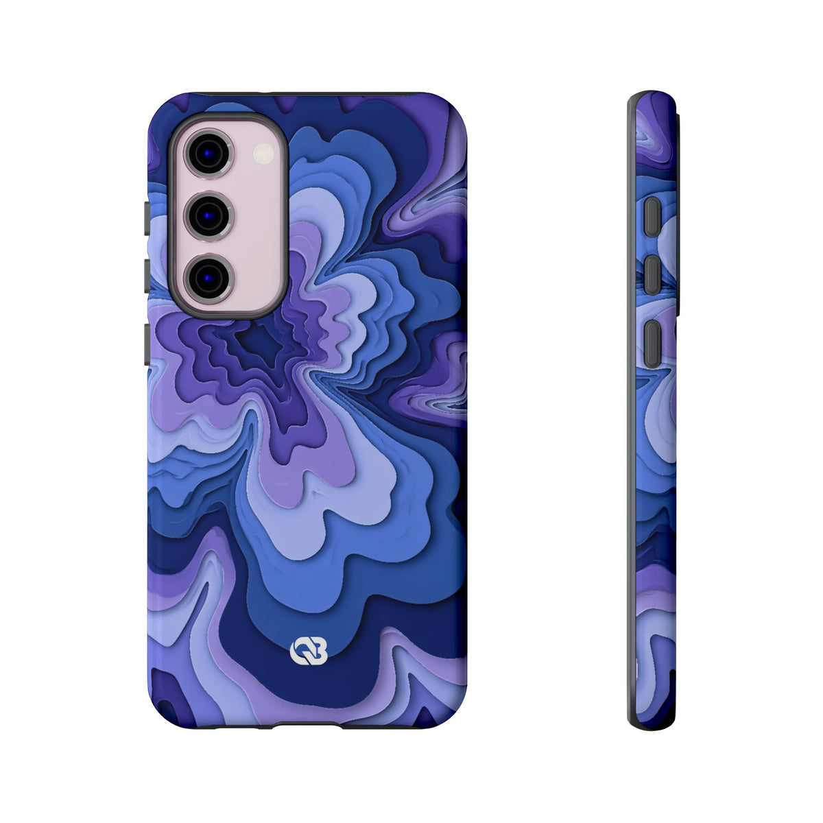 Periwinkle Strata Bloom · Tough Phone Case for Samsung · Purple
