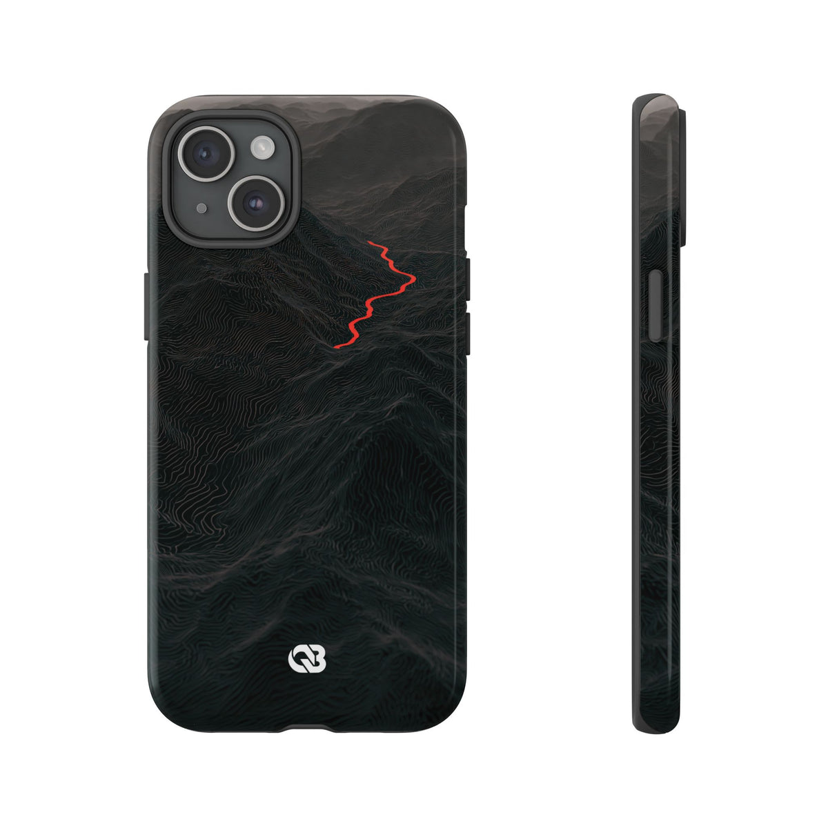 Crimson Ridge Pass · Tough Phone Case for iPhone · Black