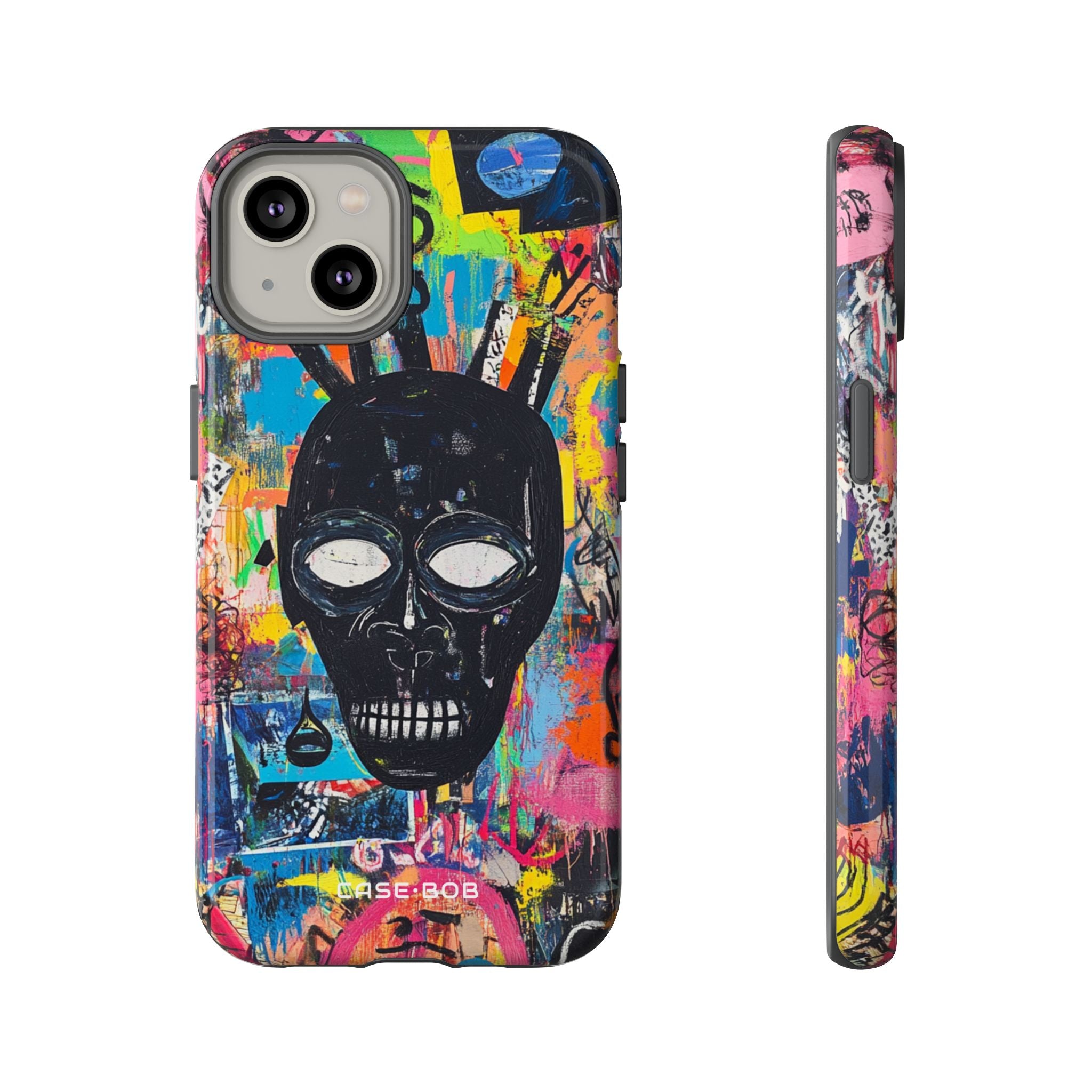 Skull Vortex iPhone 14 Cover - Tough