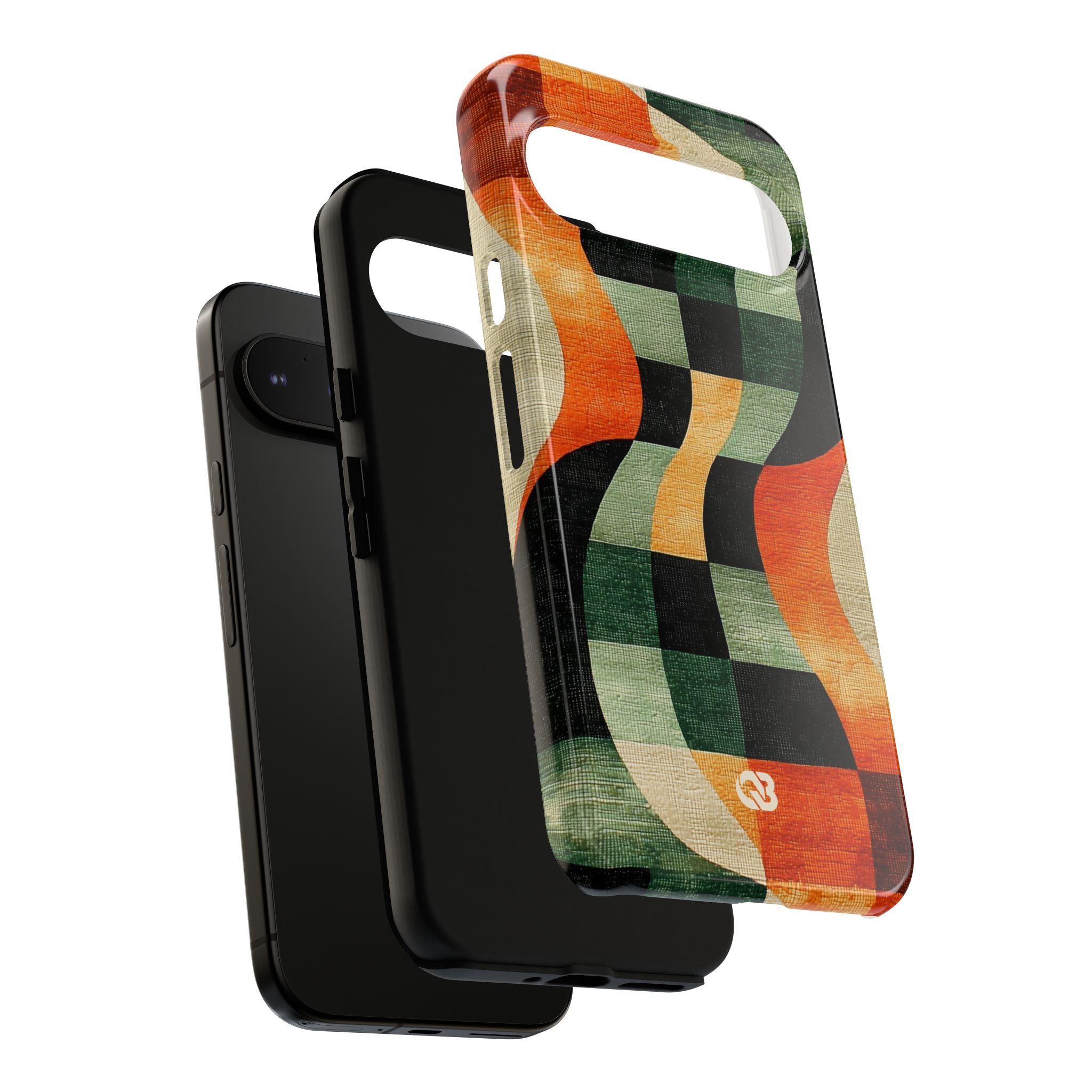 Burnt Orange Curve · Tough Phone Case for Google Pixel