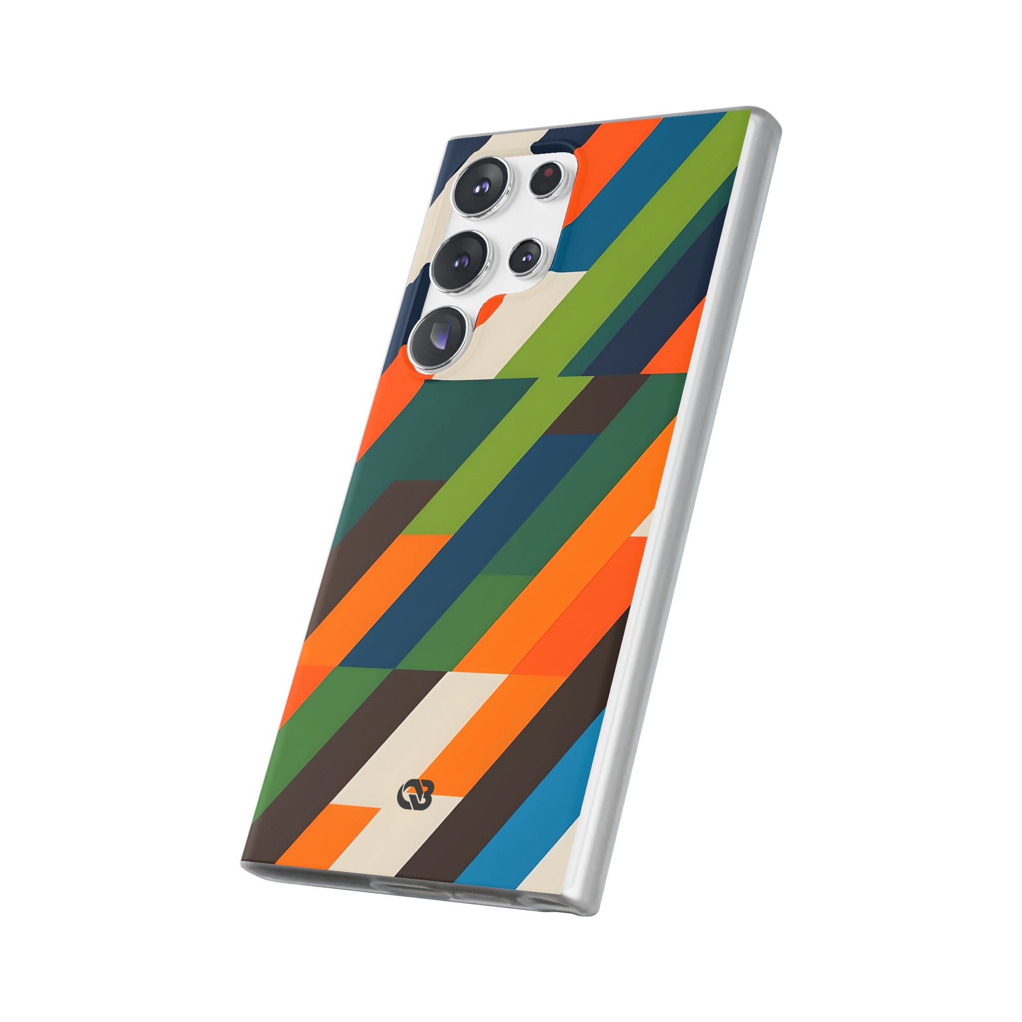 Angled Retro Mosaic · Soft Custodia per Samsung
