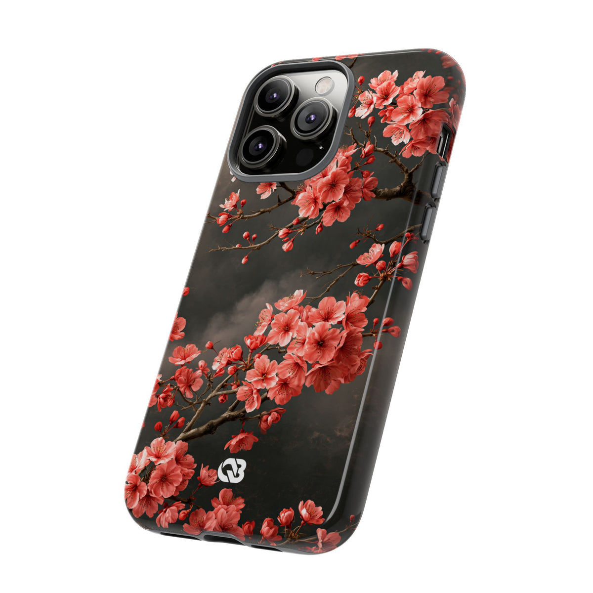 Dark Sakura Nocturne · Tough Phone Case for iPhone · Black