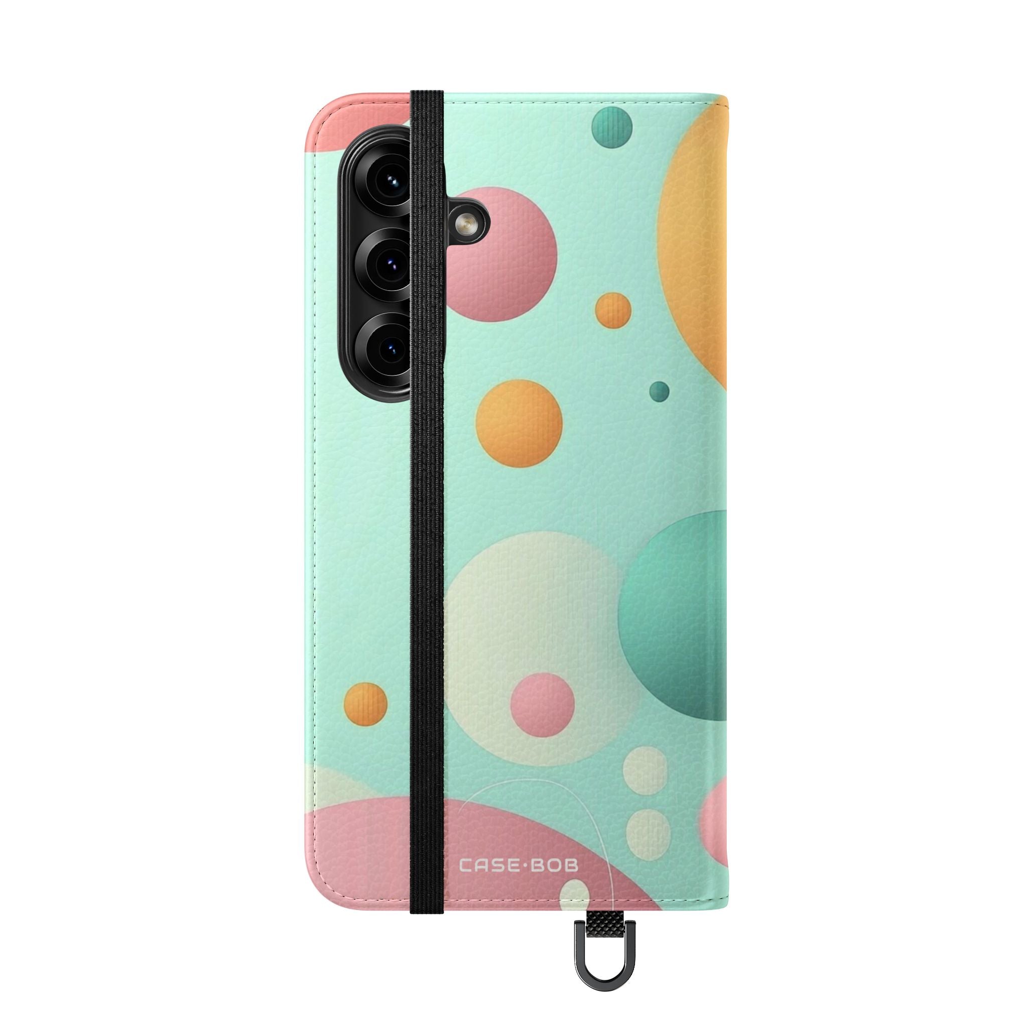 Pastel Circles Flow - Samsung S25 Case - Wallet