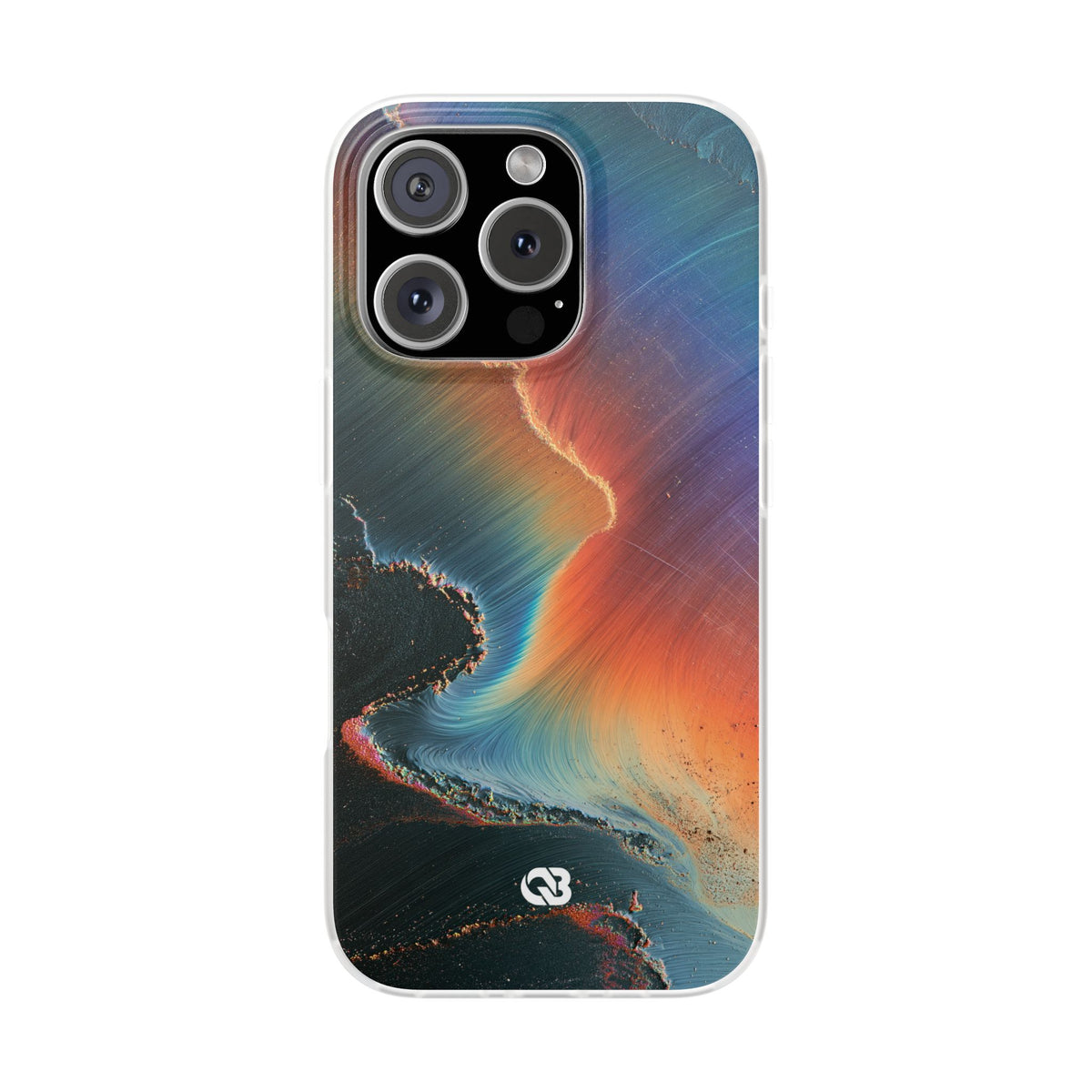 Prismatic Aura Shift · Lite Phone Case for iPhone · Blue