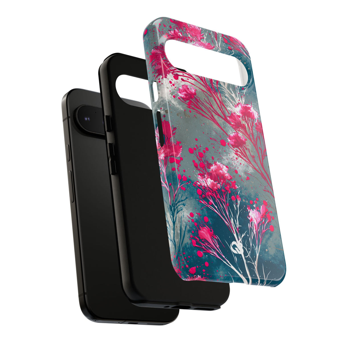 Cyber Blossom · Tough Phone Case for Pixel · Teal