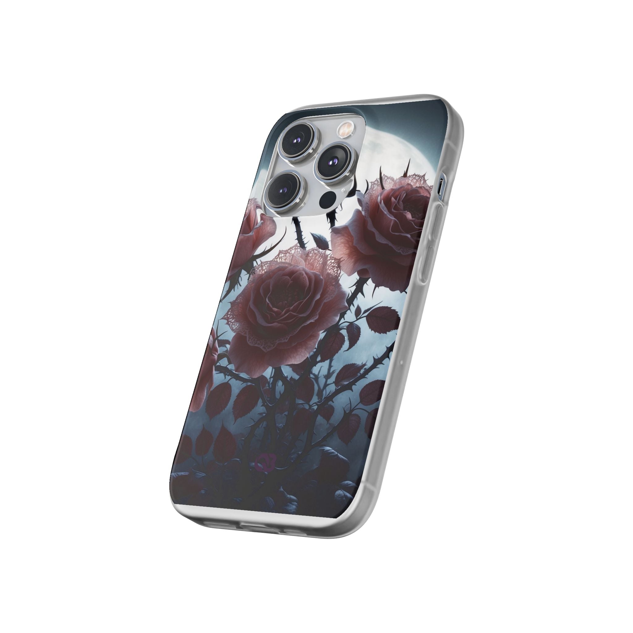 Lunar Lace Petals · Soft Coque de téléphone pour iPhone