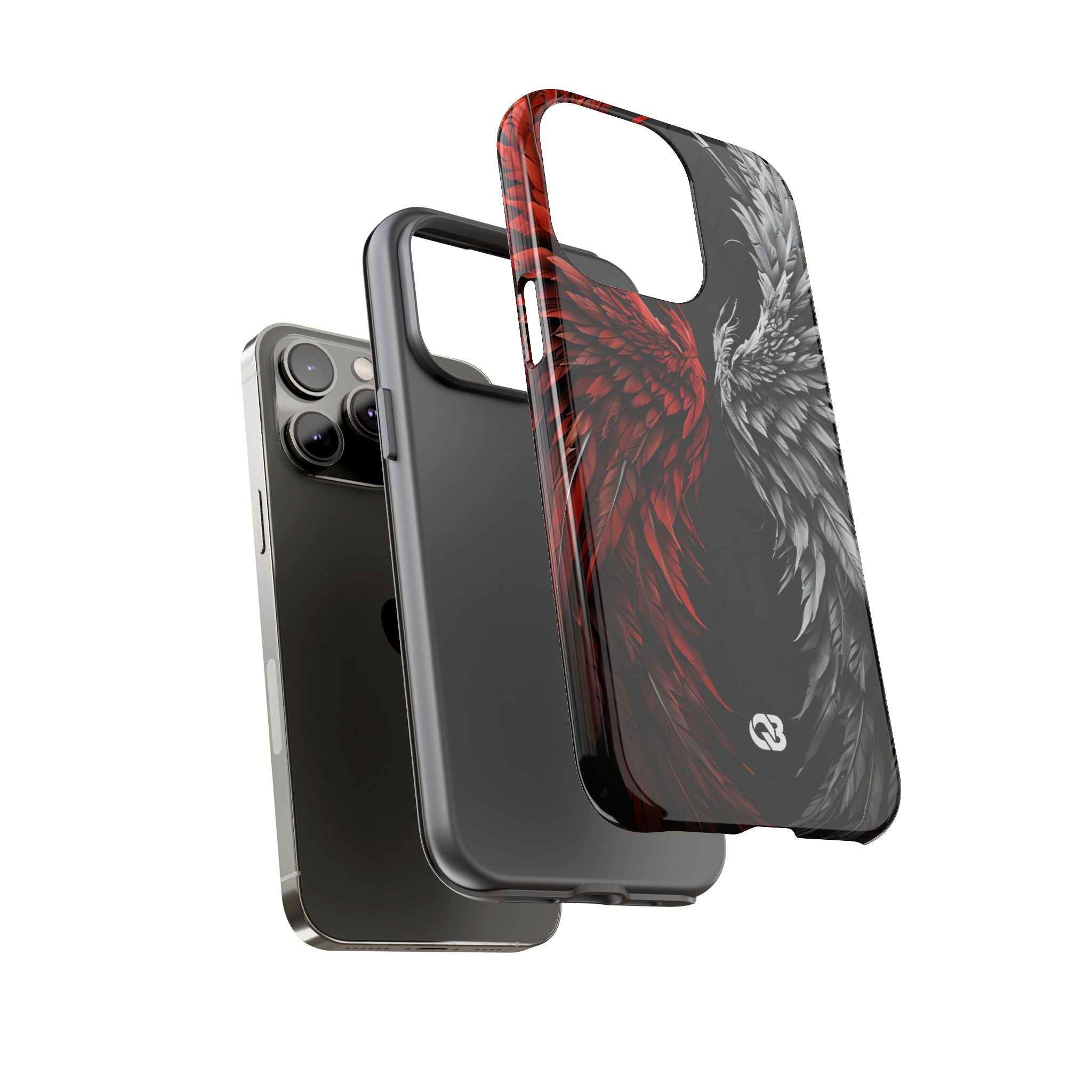 Split Crimson Wing · Tough Phone Case for iPhone