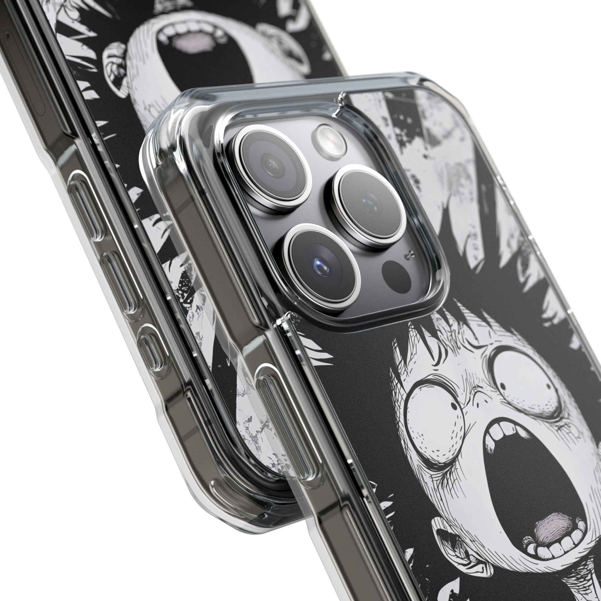 Chaotic Monochrome Scream · Impact etui na iPhone · Magsafe