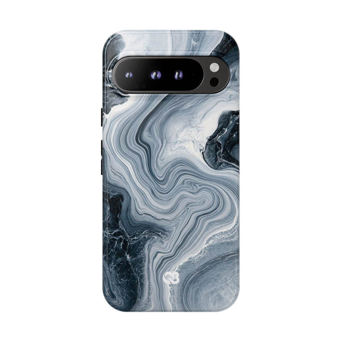 Suminagashi Ink Flow · Tough Phone Case for Pixel · Grey