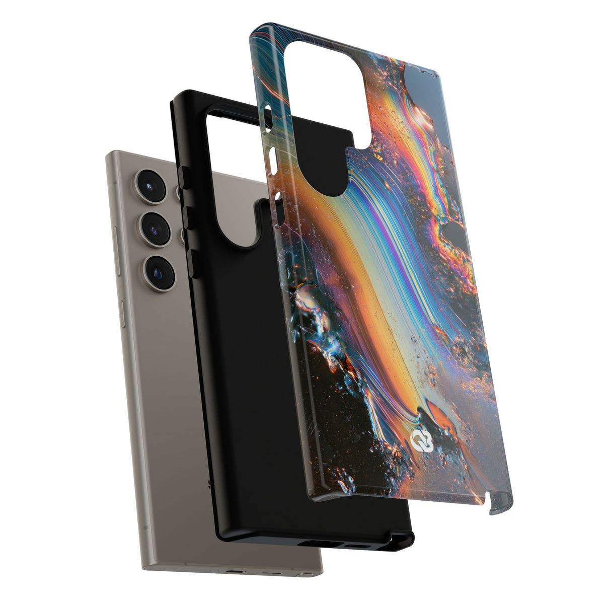 Prismatic Aura Flow · Tough Phone Case for Samsung · Blue