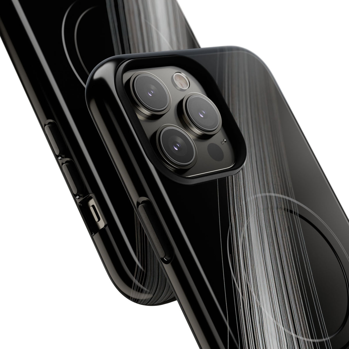 Kinetic Ray Convergence · Tough 2.0 Magnetic Phone Case for iPhone · Black