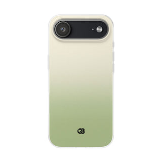 Green Lite Phone Case for iPhone - Bone Sage Fade