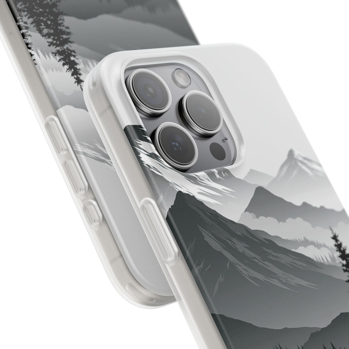 Grey Lite Phone Case for iPhone - Granite Ridge Mist