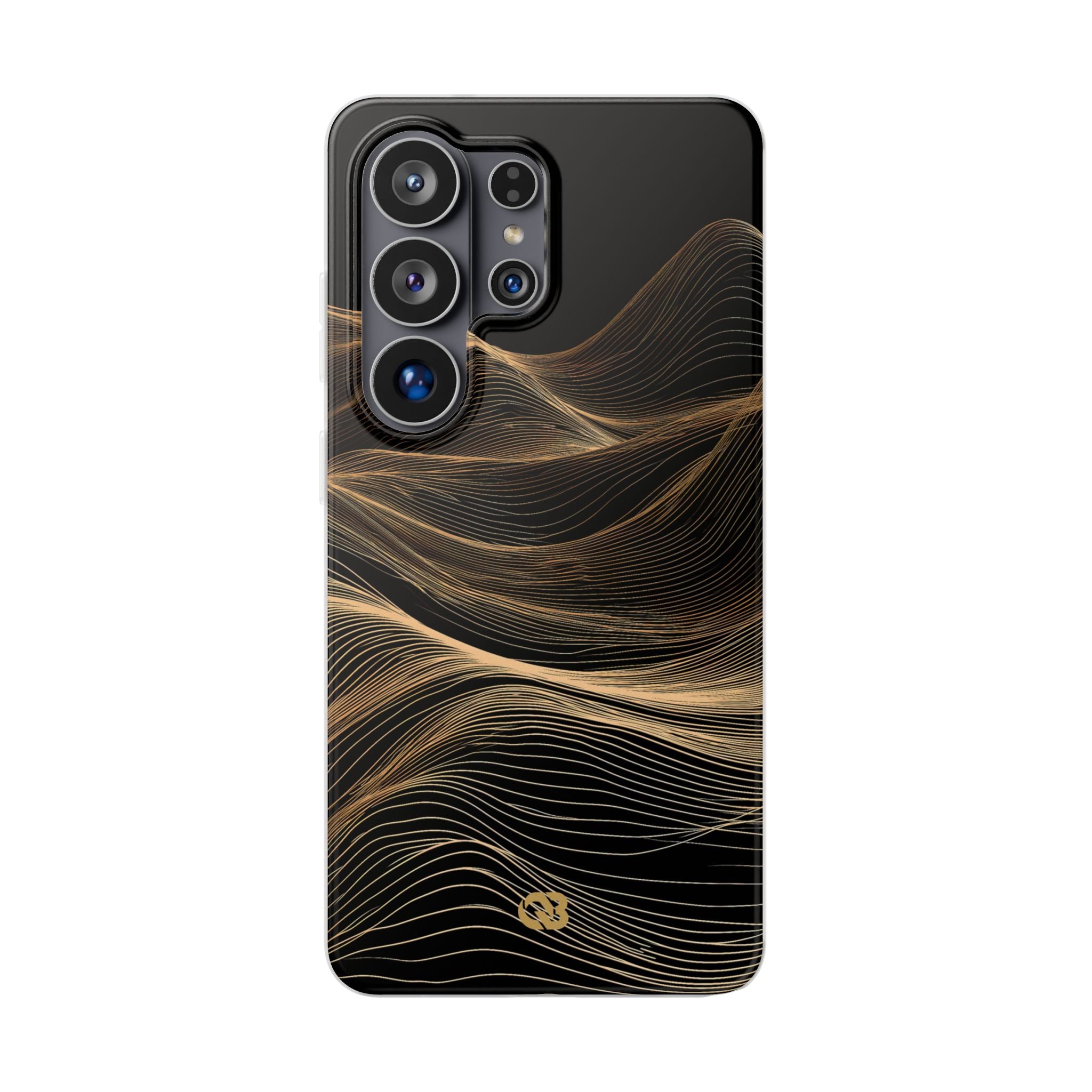 Black Lite Phone Case for Samsung - Copper Topo Ridge