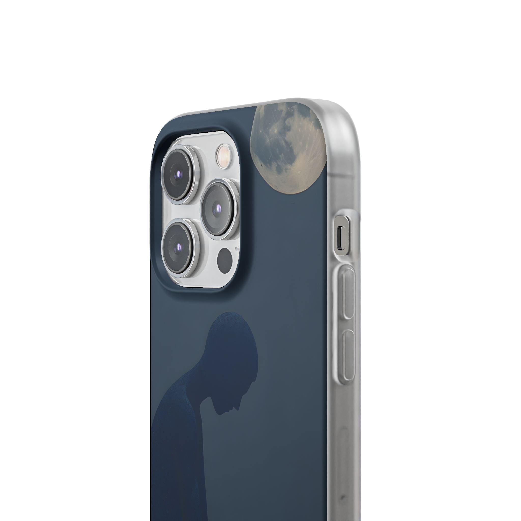 Moonlit Contemplation iPhone 14 Pro Case - Soft
