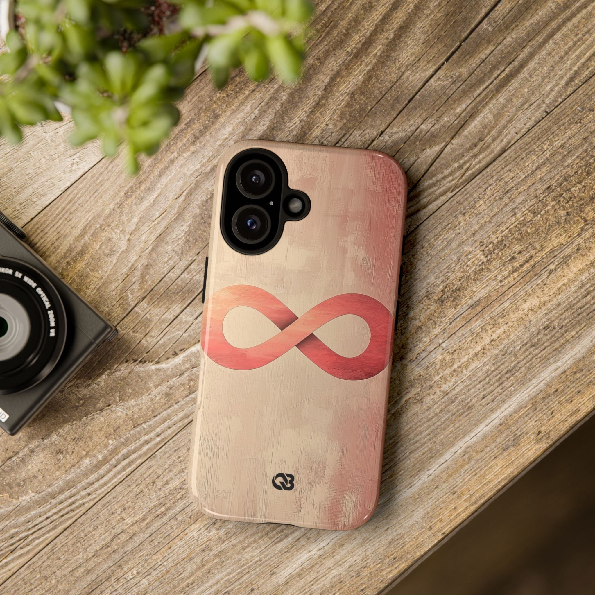 Terracotta Infinity Stroke · Tough Phone Case for iPhone