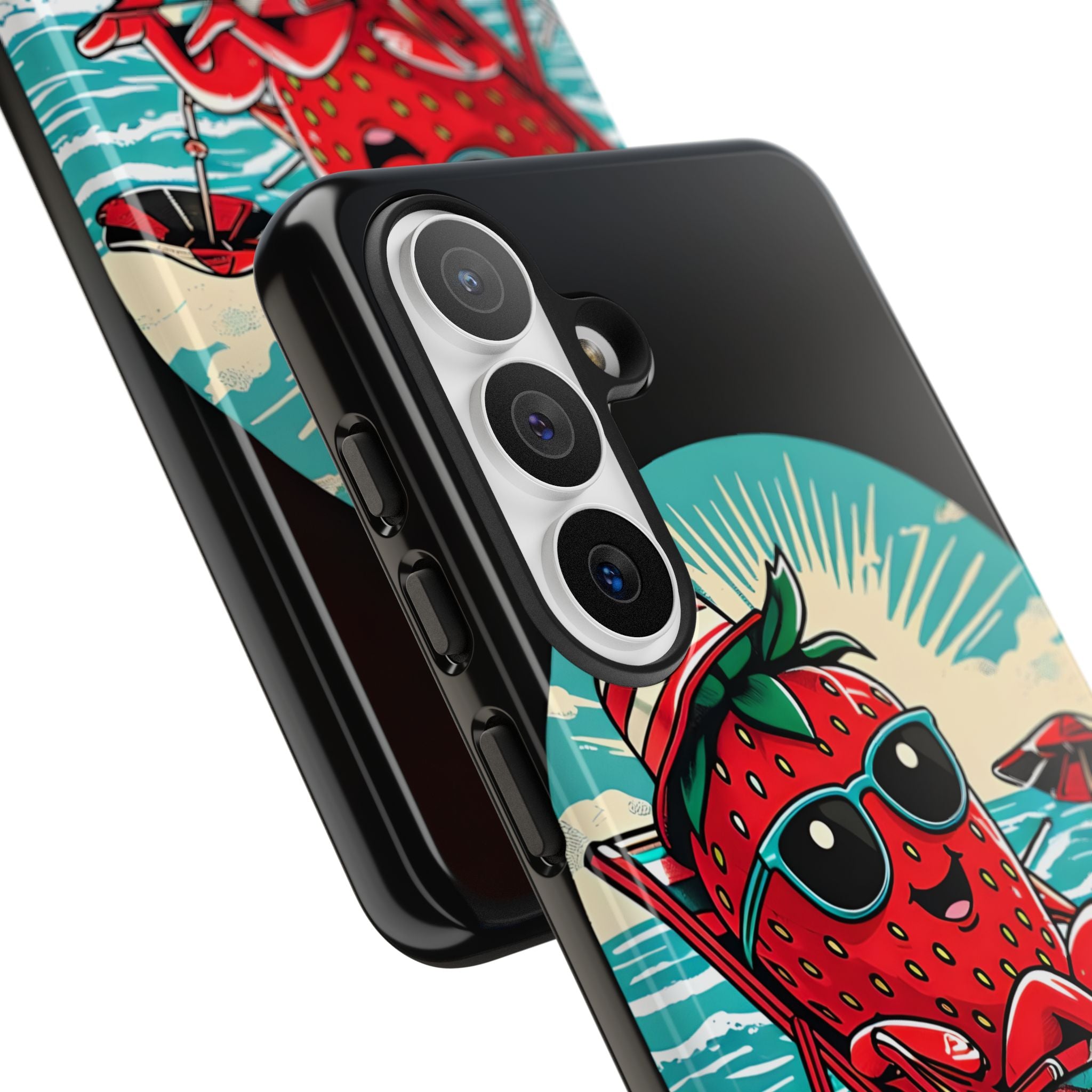 Retro Coastal Berry · Tough Mobilskal för Samsung