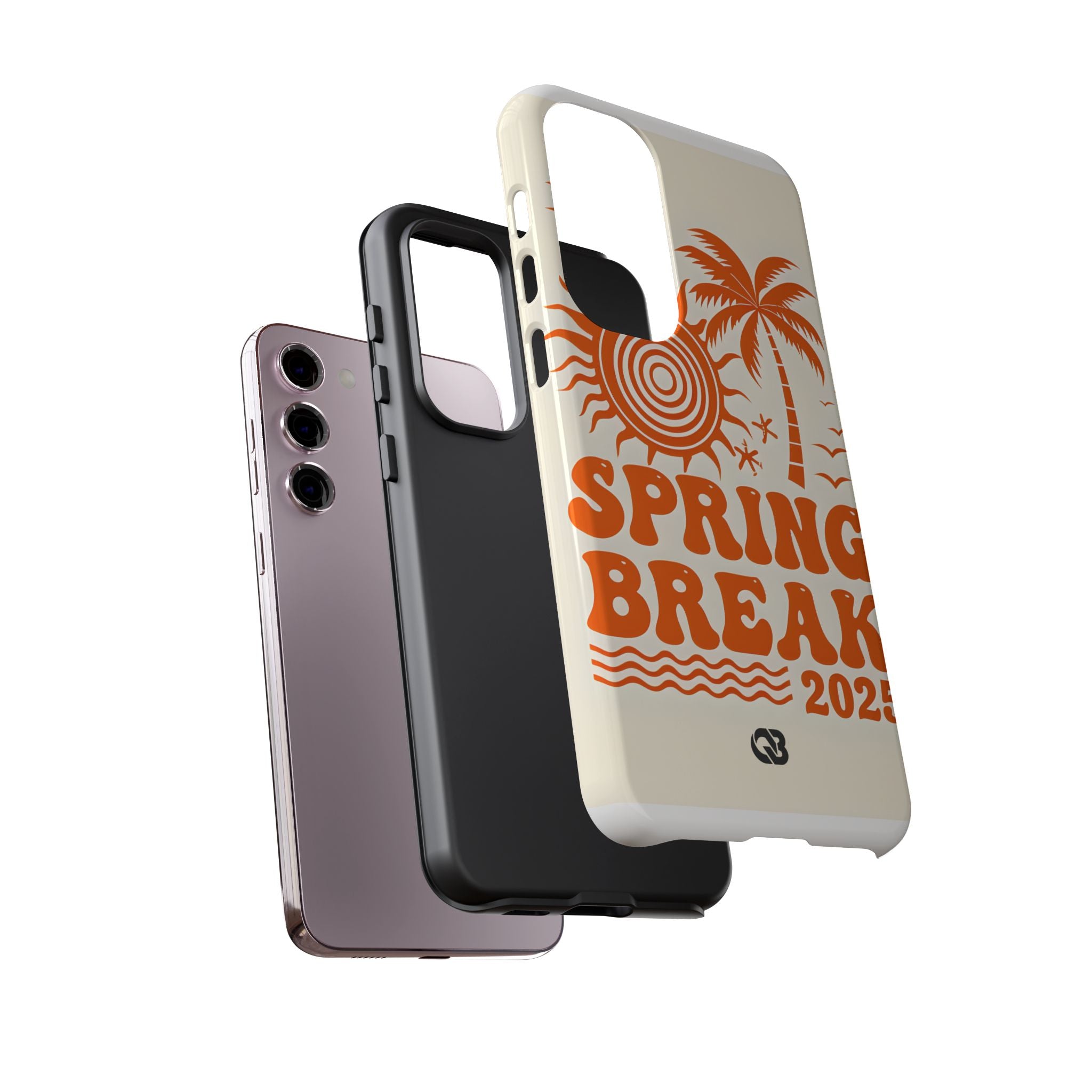 Retro Orange Tide · Tough Capa para Samsung