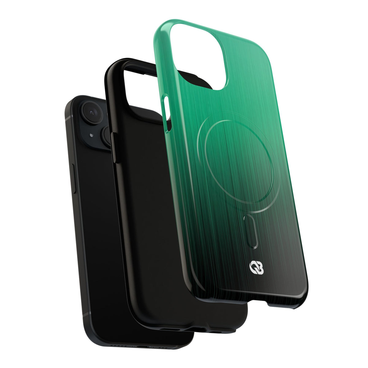 Emerald Cascade · Tough 2.0 Magnetic Phone Case for iPhone · Green