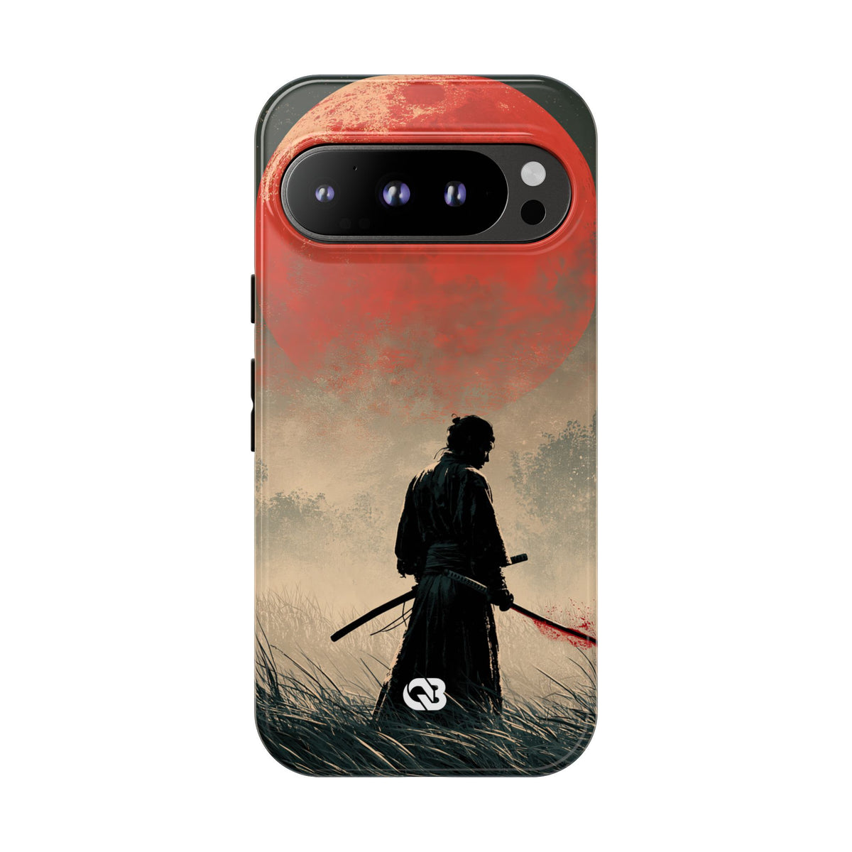 Crimson Moon Ronin · Tough Phone Case for Pixel · Red