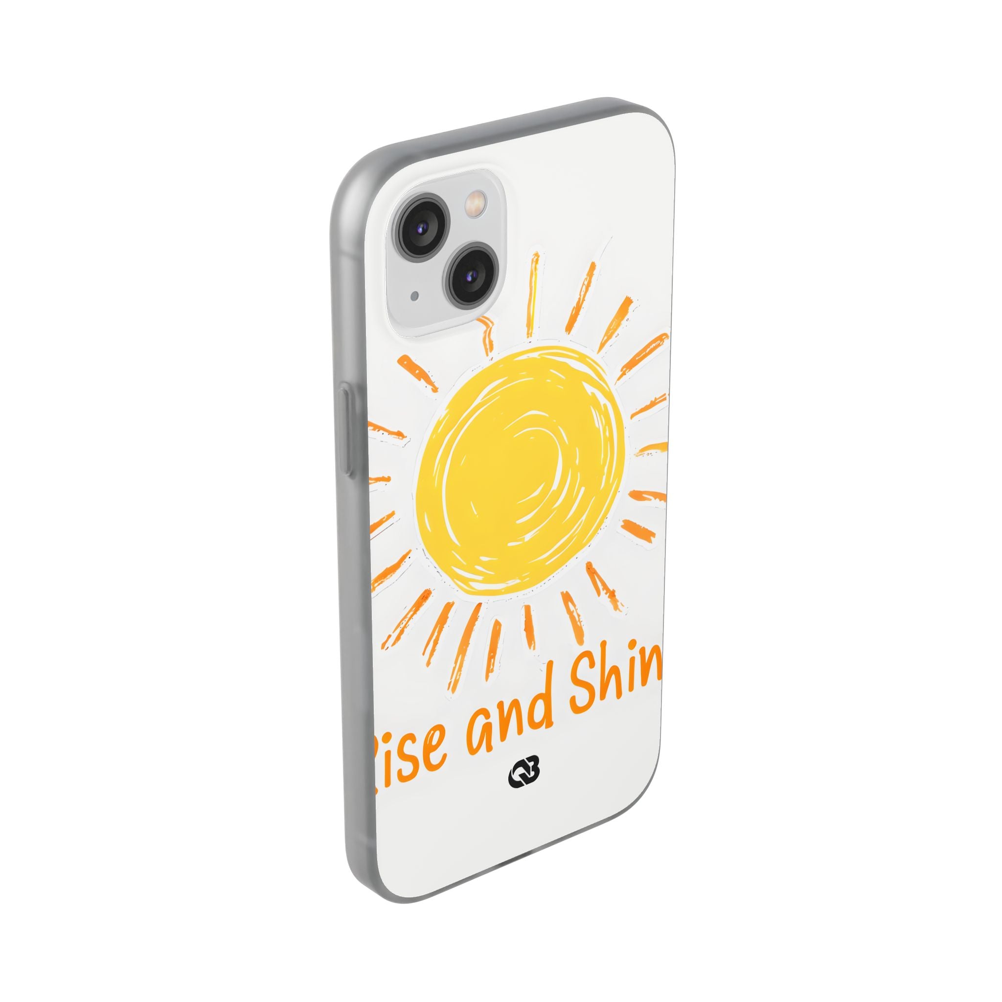 Amber Solar Glow · Soft Phone Case for iPhone