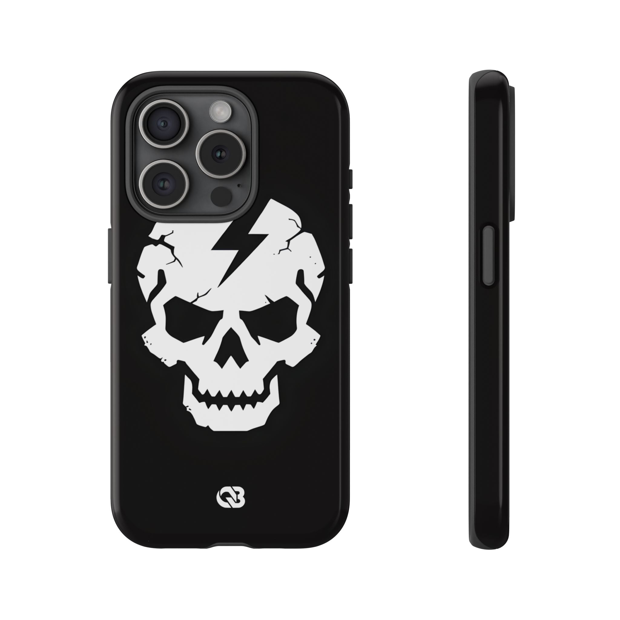 Shattered Bolt Skull · Tough Phone Case for iPhone