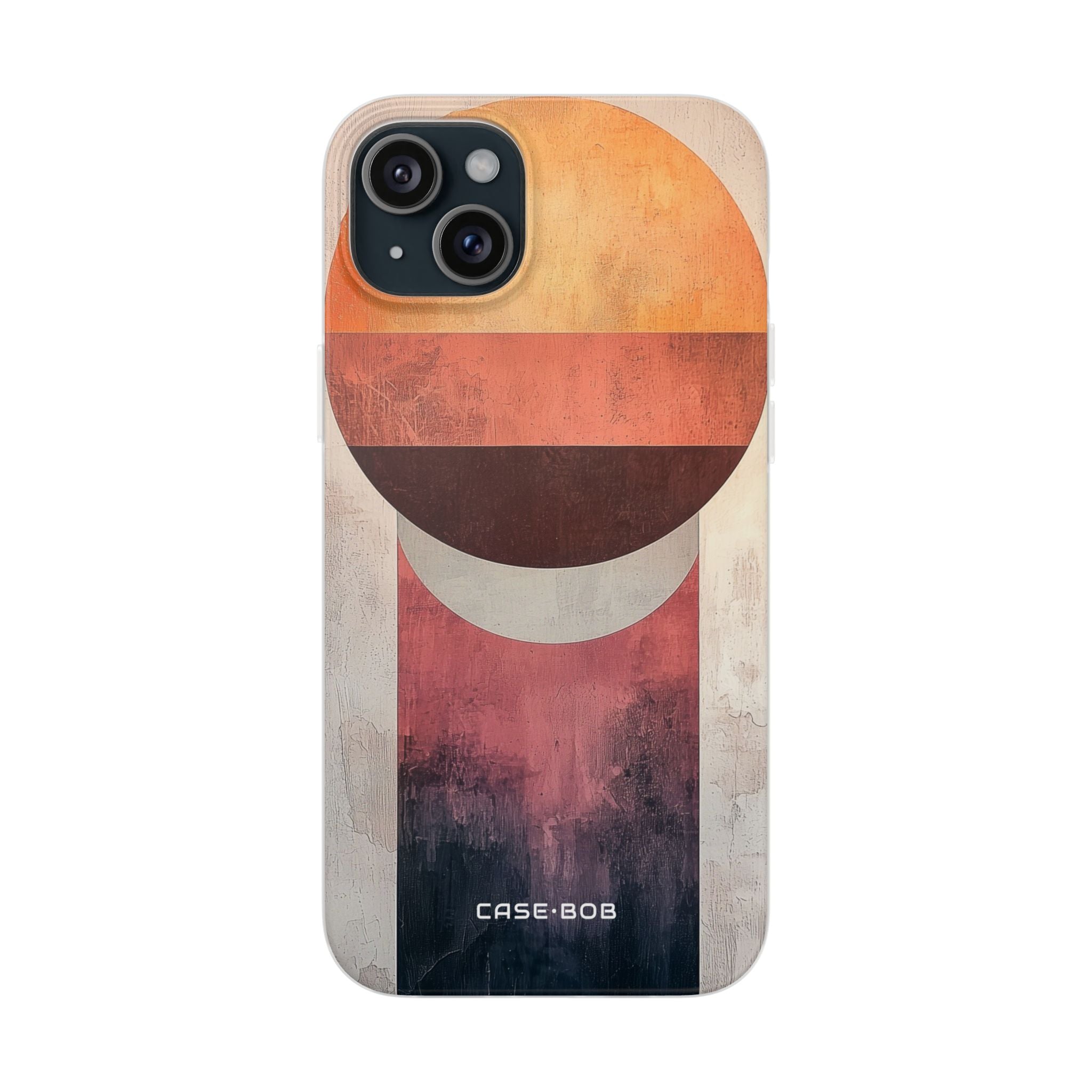 Sunset Orb iPhone 15 Plus Case - Soft