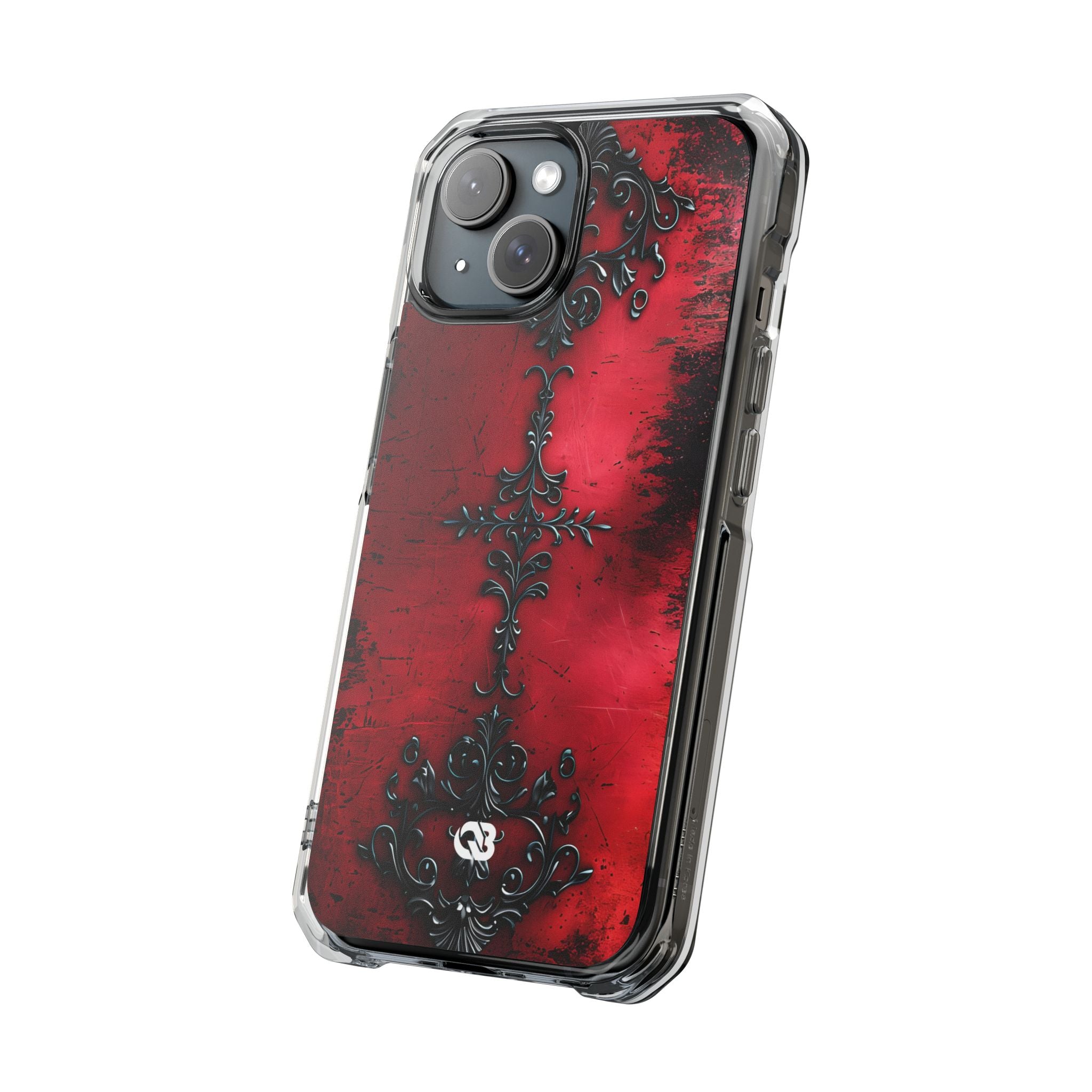 Crimson Gothic Filigree · Impact Phone Case for iPhone · Magsafe