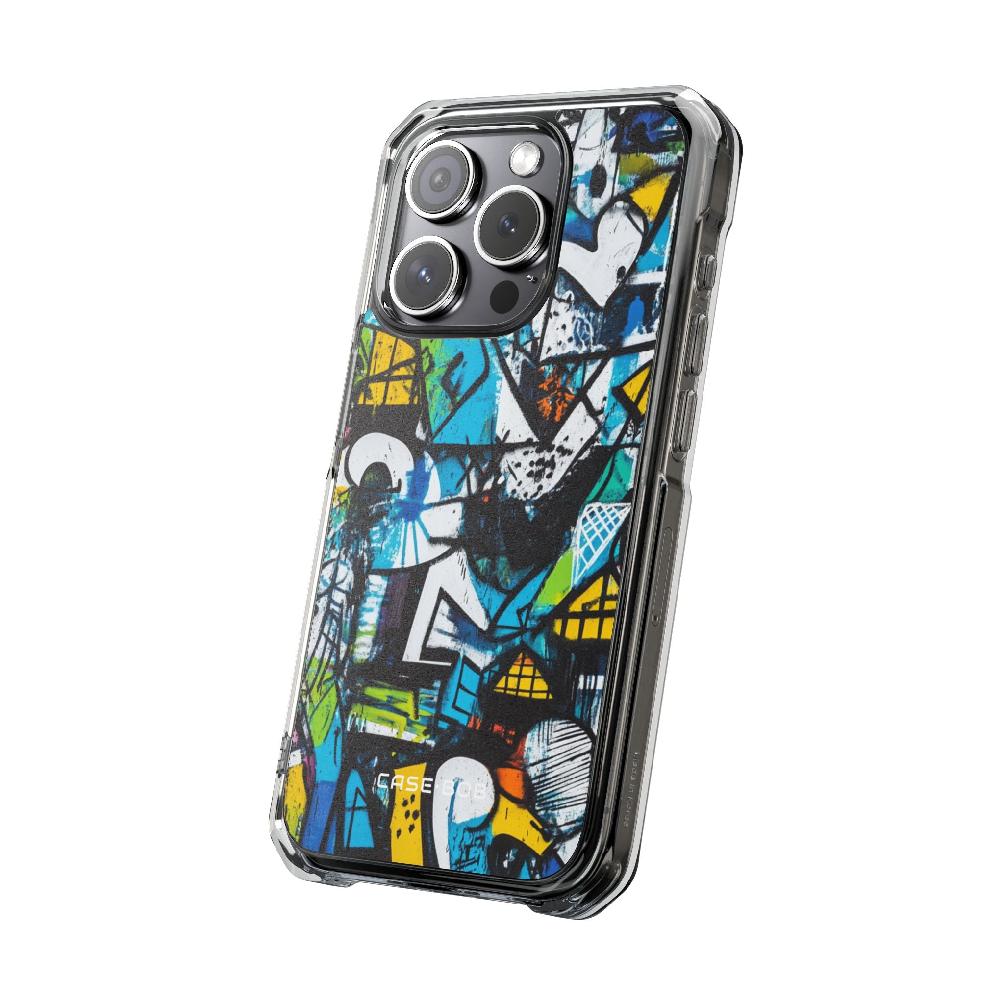 Weißes Ripple Drift iPhone 15 Pro Case - Impact