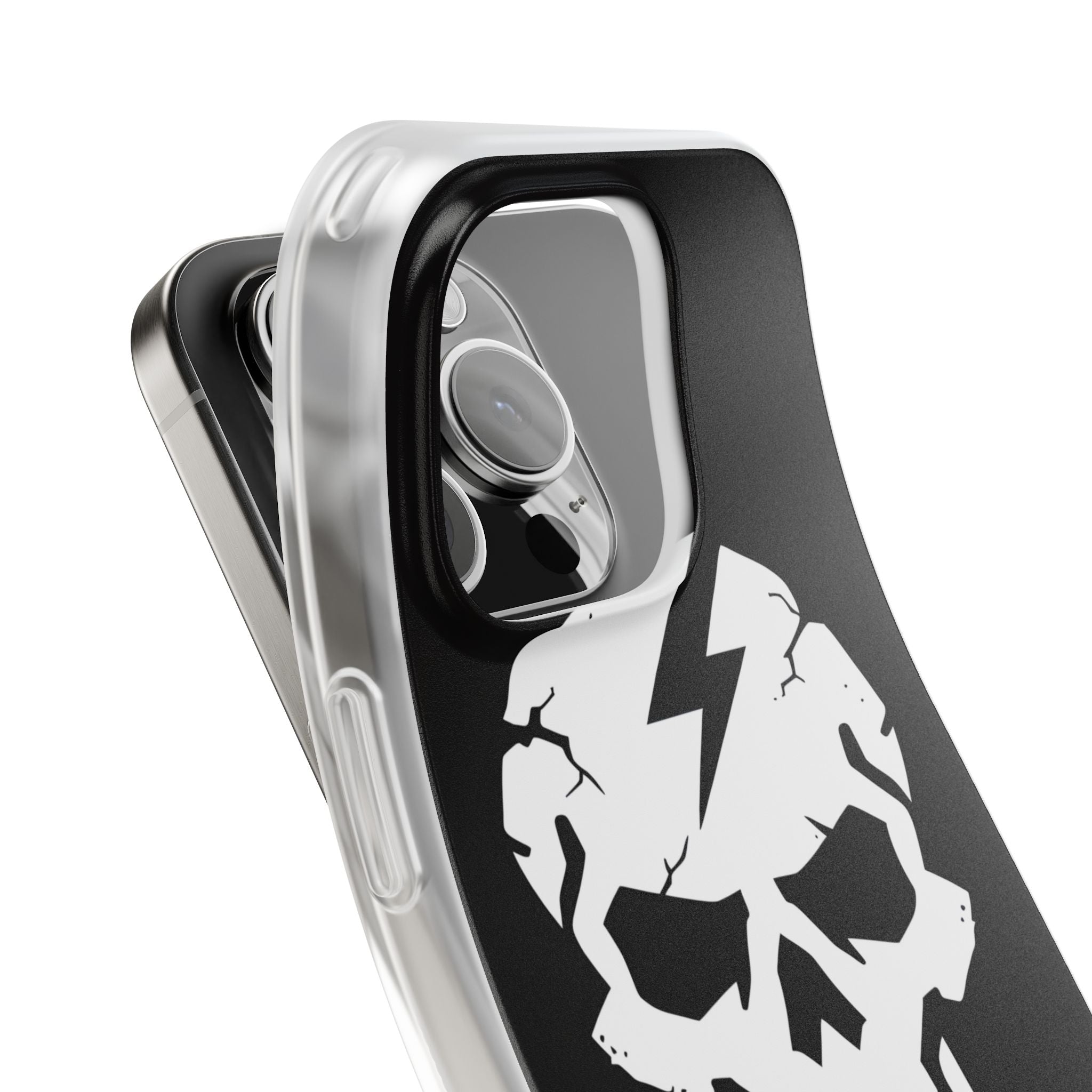 Lightning Skull iPhone 16 Pro Case - Soft