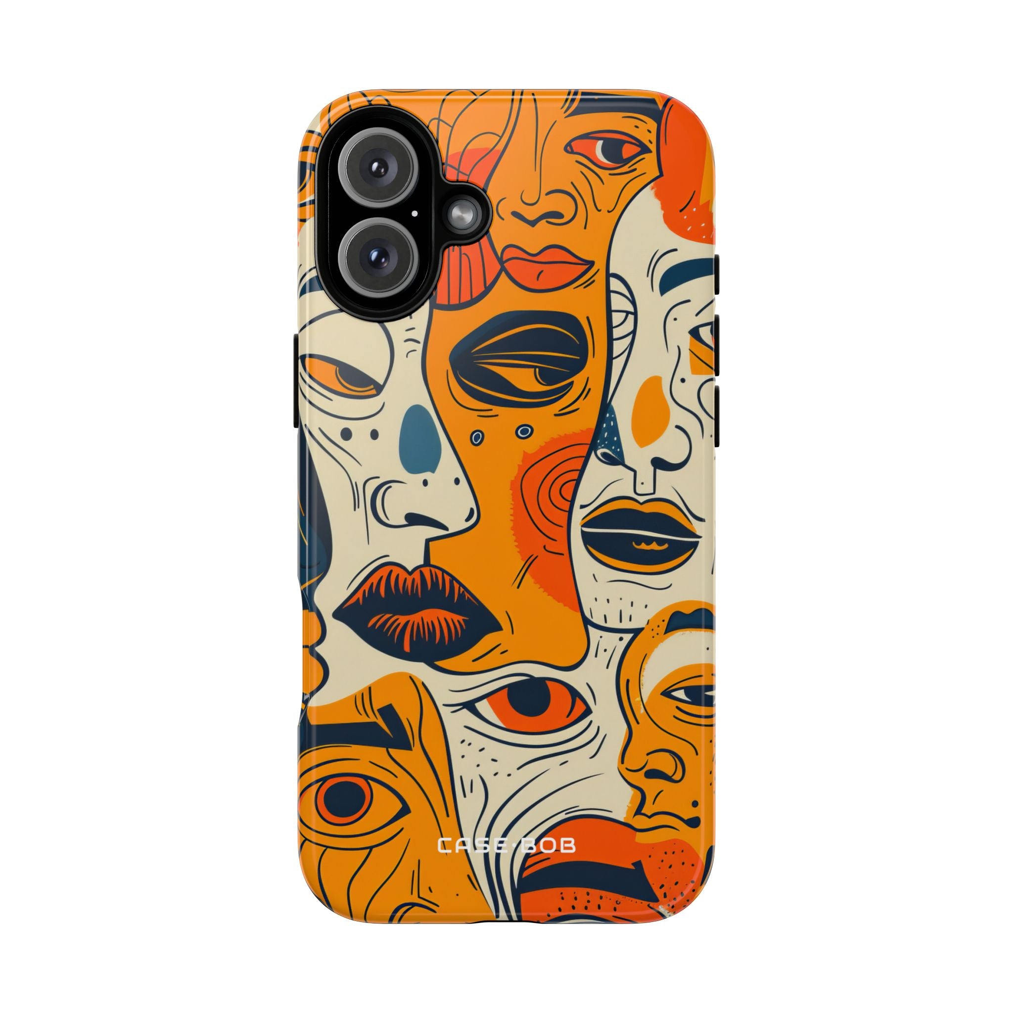 Fiery Faces iPhone 16 Plus Case - Tough