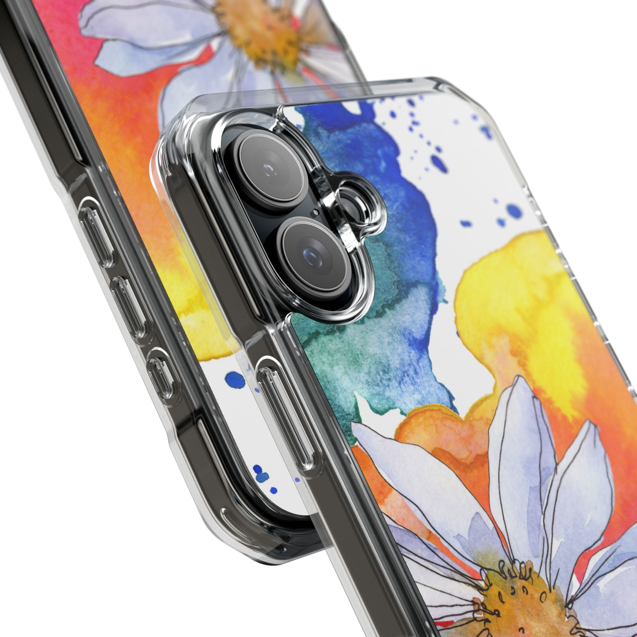 Vivid Bloom Splatter · Impact Phone Case for iPhone · Magsafe