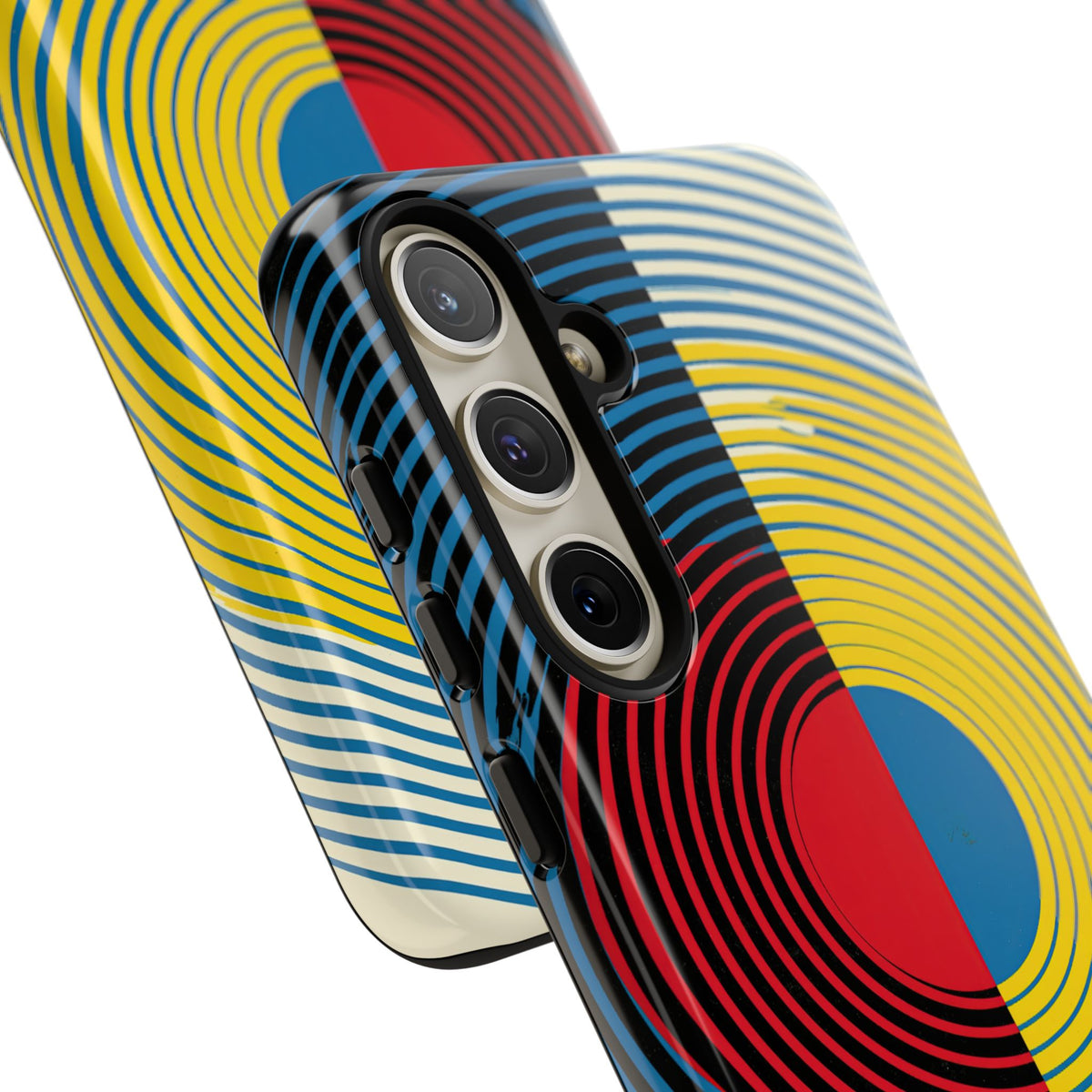 Blue Tough Phone Case for Samsung - Primary Circuit Orbit