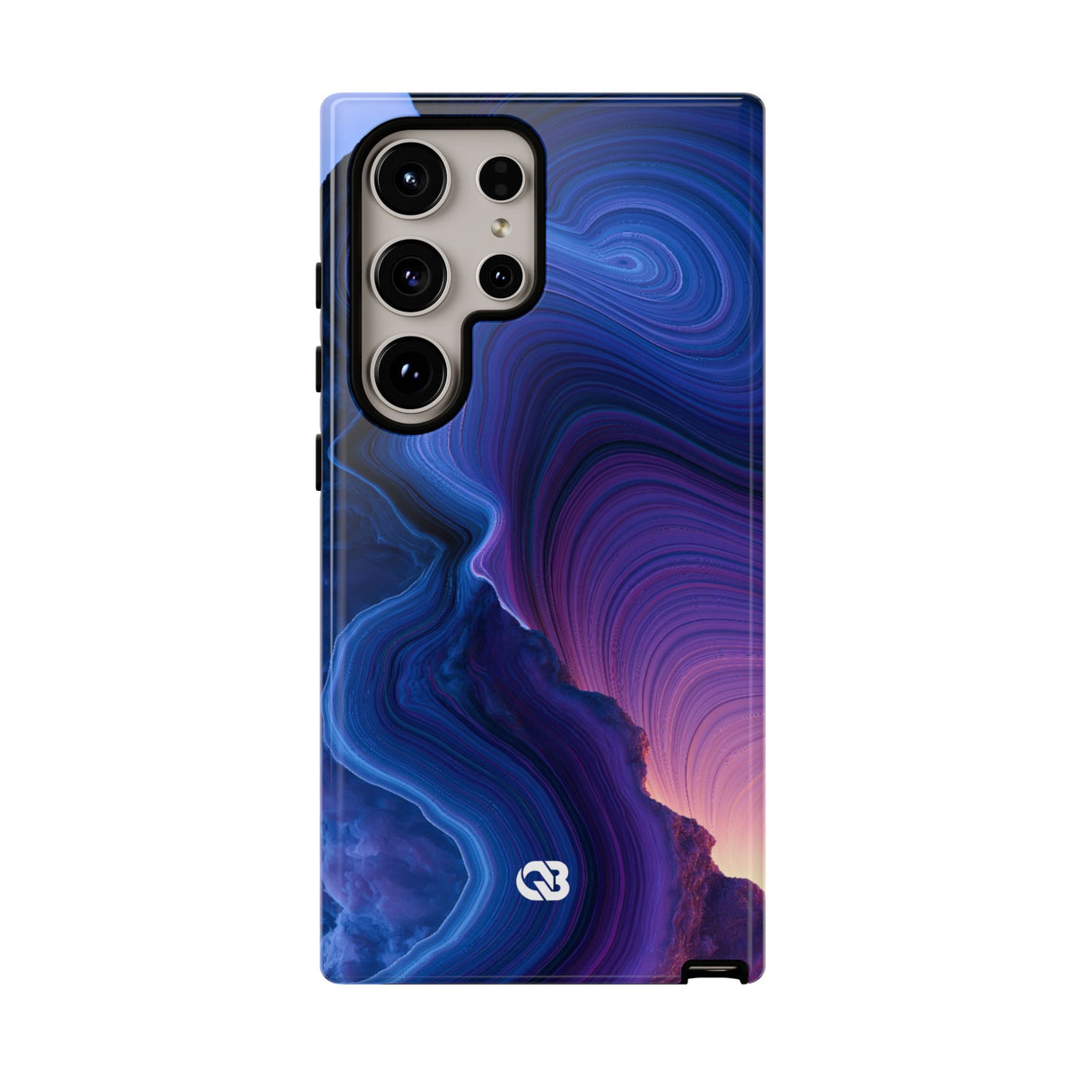 Radiant Strata · Tough Phone Case for Samsung · Blue