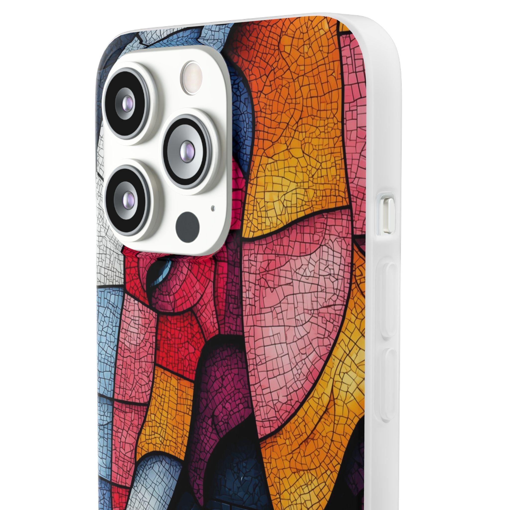 Olifant Mozaïek iPhone 13 Pro - Soft