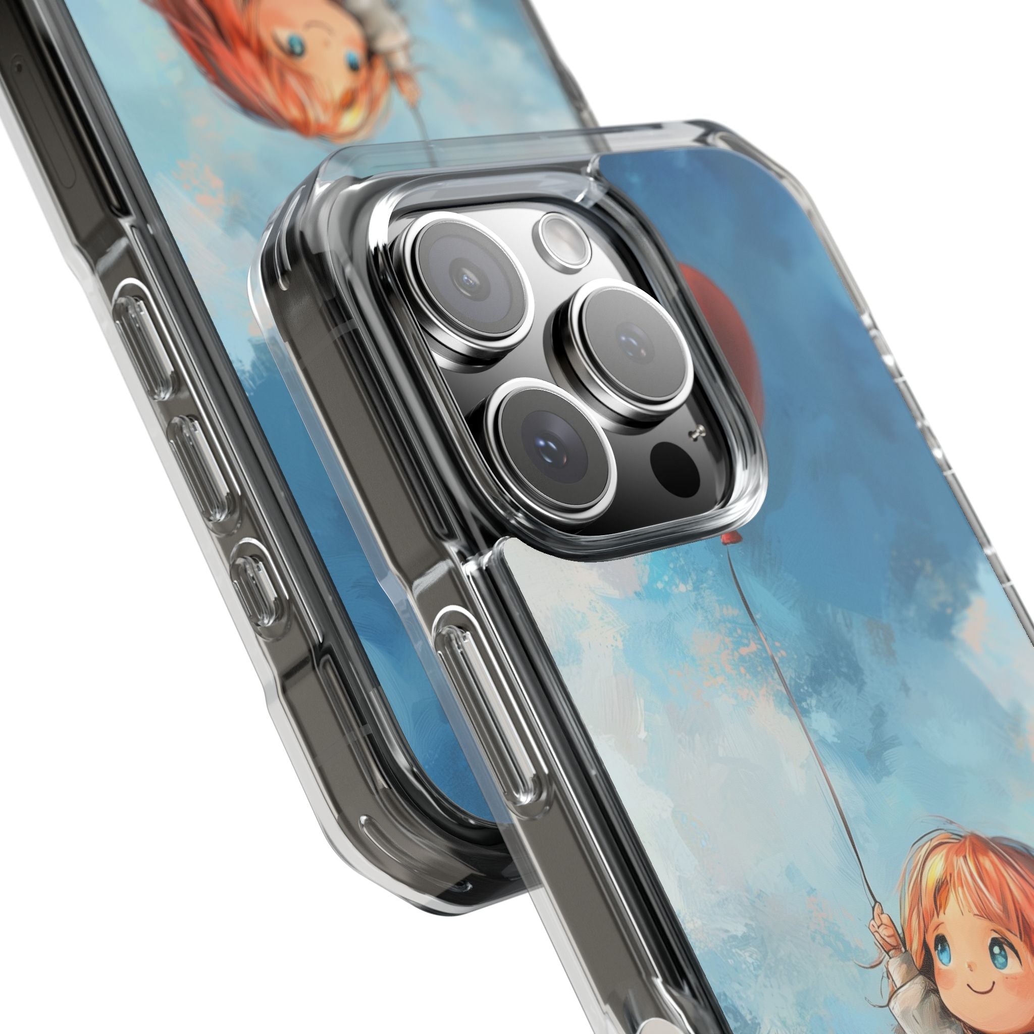 Crimson Heart Sky · Impact Phone Case for iPhone · Magsafe